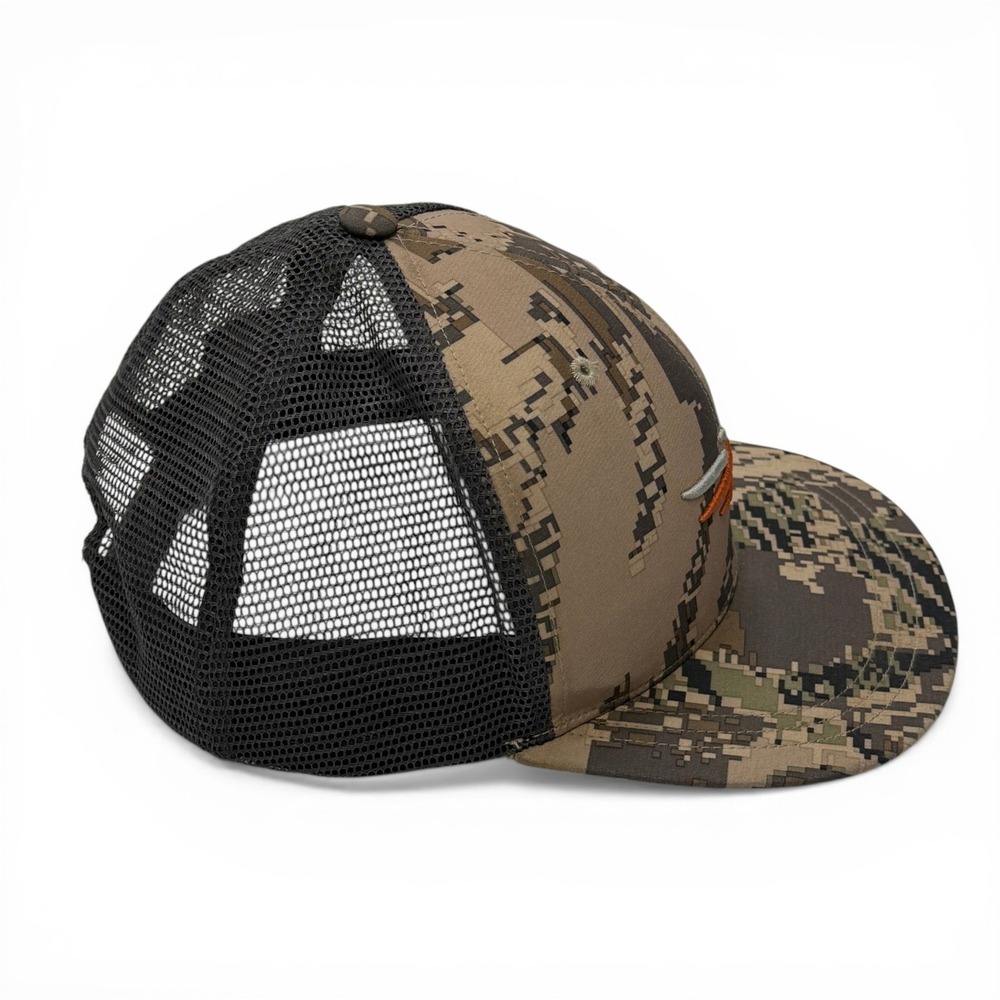 Sitka Gear Mens Digital Camo Mesh Back Trucker Hat Snapback Hunting Cap Brown - Picture 6 of 12